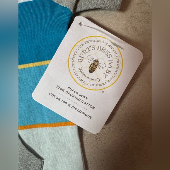 NWT Burts Bees onesie-romper - Picture 3 of 4